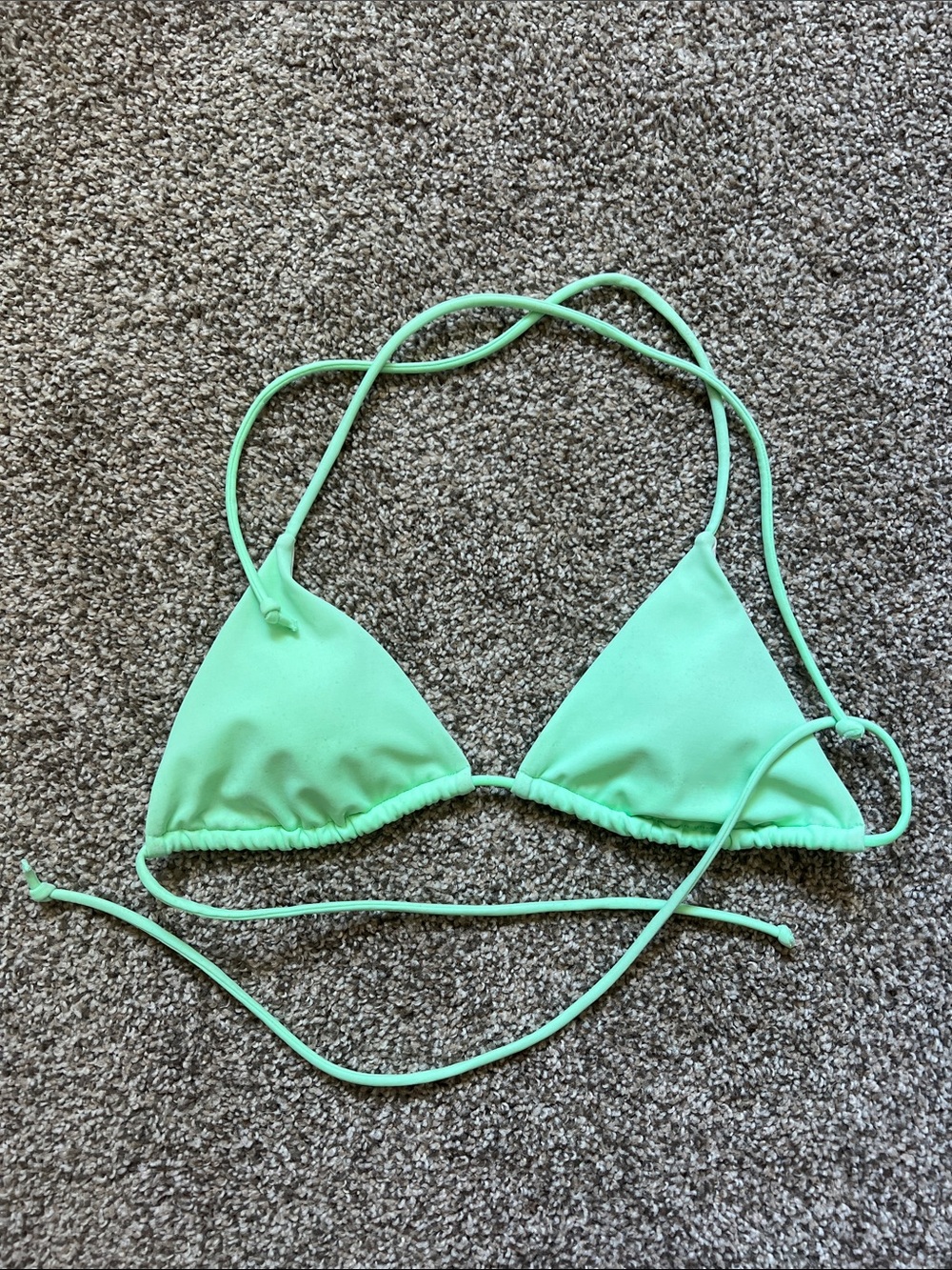 Victoria's Secret Mint Green Triangle Bikini Top